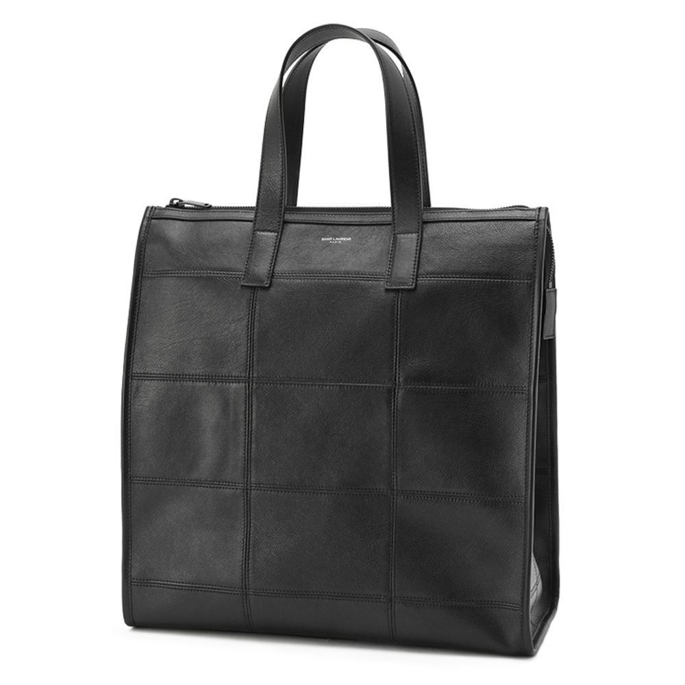 Saint Laurent Patchwork Shopping Bag Calfskin Leather